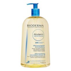 Bioderma Atoderm Huile de douche, Feuchtigkeitsspendendes Bade- und Duschöl für Körper und Gesicht, 1000 ml
