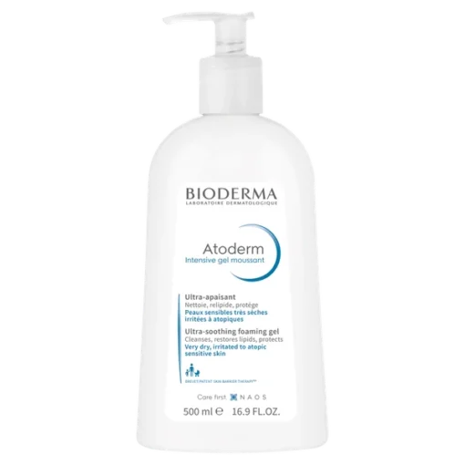 Bioderma Atoderm Intensive Gel Moussant, Reinigungs- und Ölgel, 500 ml