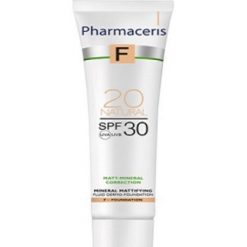 Pharmaceris F, mineralisch mattierendes Dermofluid SPF 30, 20 Natural, 30 ml