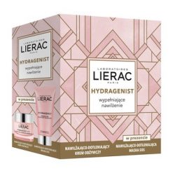 Promo Set Lierac Hydragenist, feuchtigkeitsspendende und sauerstoffspendende Pflegecreme, 50 ml feuchtigkeitsspendende und sauerstoffspendende SOS-Maske, 75 ml