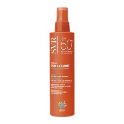 SVR Sun Secure Spray, feuchtigkeitsspendende Sprühmilch SPF50+, 200 ml