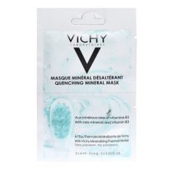 Vichy Masque Mineral Desalterant, Feuchtigkeitsmaske mit Mineralien, 6 ml x 2 Beutel