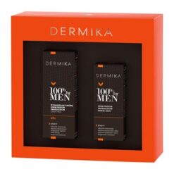 Aktions Set Dermika Men 100, 40, Hautglättung, Anti Falten Creme, 50 ml Anti Falten Creme um die Augen, 15 ml