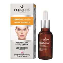 FlosLek Pharma Dermoexpert, White & Beauty, aufhellendes Säurepeeling, 30ml