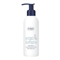 Ziaja Yego Sensitiv, Beruhigendes Gesichtsreinigungsgel für Männer, 200 ml