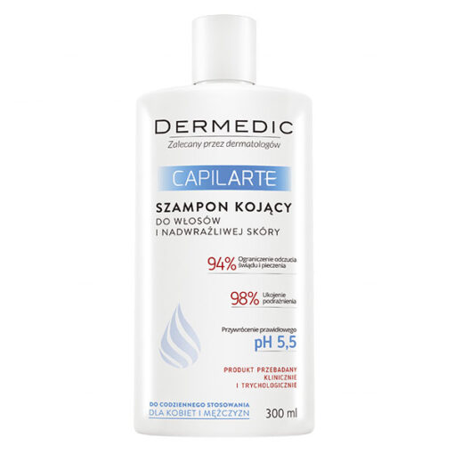 Dermedic Capilarte, beruhigendes Shampoo für Haare und überempfindliche Kopfhaut, 300 ml