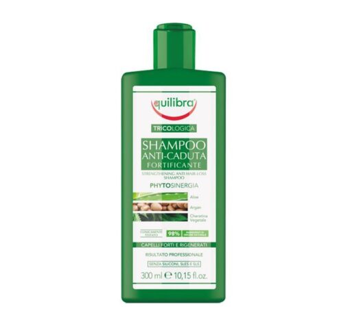 Equilibra Tricologica, stärkendes Shampoo gegen Haarausfall, 300 ml