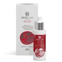 BasicLab Esteticus, Serum mit reinem 2 Retinol, Coenzym Q10 und Squalan, 30 ml