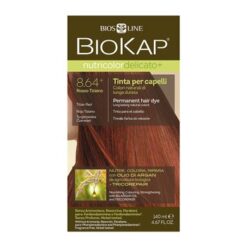 Biokap Nutricolor Delicato, Haarfärbemittel, 8,6 Titanrot, 140 ml