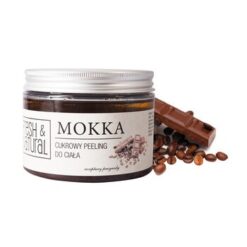 Fresh & Natural, Sugar Body Scrub, Mokka, 550 g