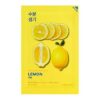 Holika Holika Pure Essence Mask Sheet - Lemon, Maske auf einem Baumwolltuch mit Zitronenextrakt, 20 ml