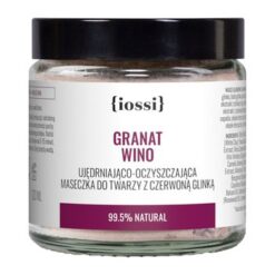 Iossi Granatapfel, Wein, straffende und reinigende Gesichtsmaske mit roter Tonerde, 120 ml