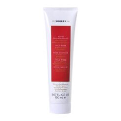 Korres Wild Rose, Peeling-Gesichtsreinigungscreme mit Hagebuttenextrakt, 150 ml