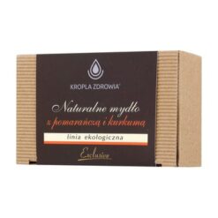 Kropla Zdrowia, Naturseife mit Orange und Kurkuma, 130 g