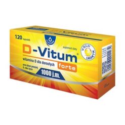 D-Vitum Forte 1000 IE, Kapseln mit Vitamin D für Erwachsene, 120 Stk.