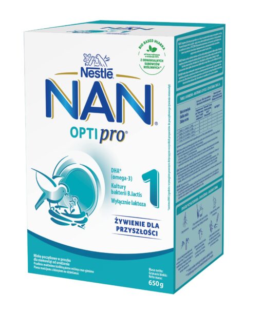 Nestle Nan Optipro 1, Säuglingsnahrung von Geburt an 650 g