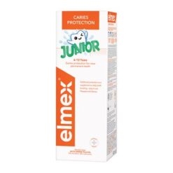 Elmex Junior, Mundwasser mit Aminfluorid, für Kinder im Alter von 6 -12 Jahren, 400 ml