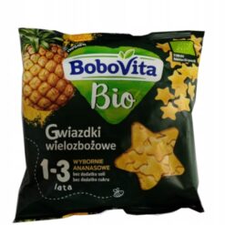 BoboVita Bio, Mehrkornsterne, Ananas, 1-3 Jahre, 20 g