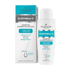 FlosLek Pharma ELESTABion S, dermatologisches Shampoo für trockene und versische Schuppen, 150 ml