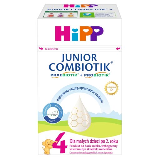 Hipp 4 Junior Combiotik, Milch für Kinder ab 2 Jahren, Pulver, 550 g