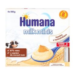 Humana Milch Minis Dessert, Brei mit Keks, 8 m+, 4 x 100 g