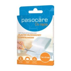 Pasocare Soft Plus, Vliespflaster mit Verband, 1 mx 6 cm, 1 Stk.