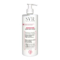 SVR Sensifine Dermo-Nettoyant, beruhigendes Make-up-Entferner-Gel für Augen, Lippen und Gesicht, 400 ml