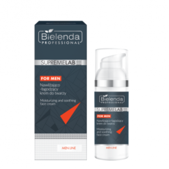 Bielenda Professional SupremeLAB Men Line, feuchtigkeitsspendende und beruhigende Gesichtscreme, 50 ml