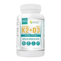 Wish Vitamin K2 MK-7 + D3 50 µg, Tabletten, 120 Stk.