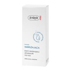 Ziaja Med Moisturizing Treatment, Nachtcreme zur Reduzierung von Falten, 50 ml