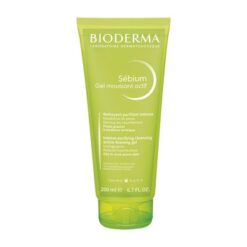 Bioderma Sebium Gel Moussant Actif, Reinigungsgel für fettige und zu Akne neigende Haut, 200 ml