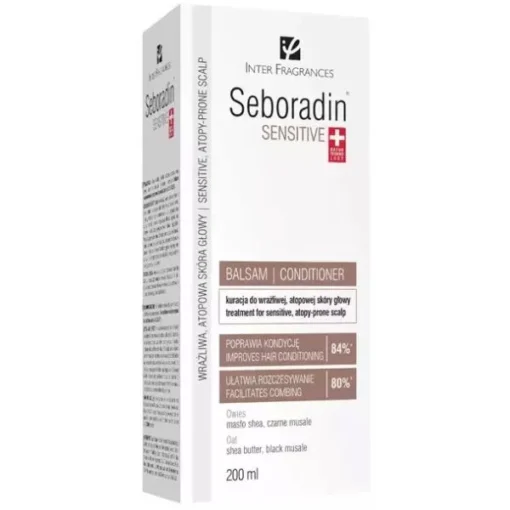 Seboradin Sensitive, Haarbalsam, Behandlung für empfindliche und atopische Kopfhaut, 200 ml