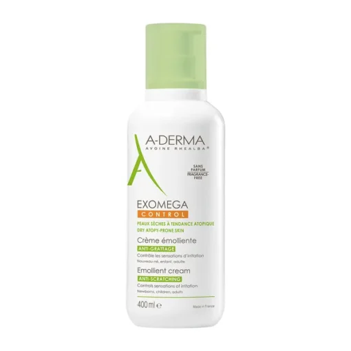 Aderma Exomega Control, weichmachende Creme, 400 ml