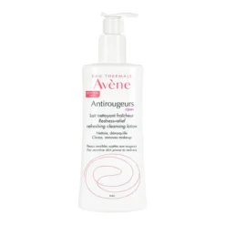 Avene Eau Thermale Antirougeurs Saubere Reinigungs- und Erfrischungsmilch, Linderung für Kapillarhaut, 400 ml