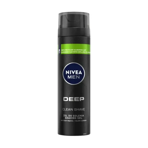 Nivea Men, Rasiergel mit Aktivkohle, Deep, 200 ml