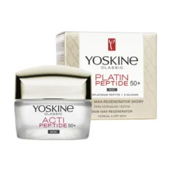 Yoskine Classic, 50+ Platin Peptide Nachtcreme für normale und trockene Haut, 50 ml