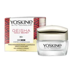 Yoskine Geisha Gold Secret, Anti-Falten-Creme 65+ mit Nori-Algen, 50 ml