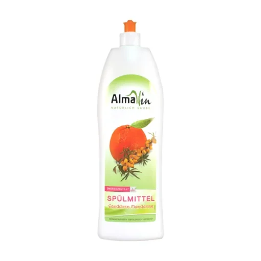 Almawin, Öko Geschirrspülmittel, Sanddorn und Mandarine, 1 l