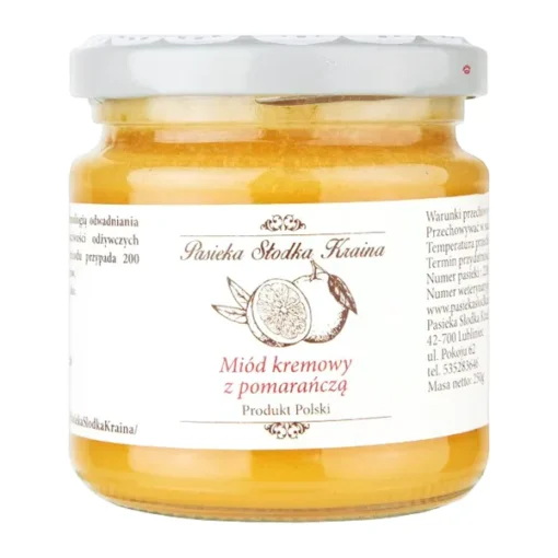 Apiary Sweet Land, cremiger Honig mit Orange, 250 g