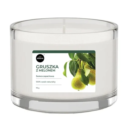 Aroma Home Birne mit Melonenkerze, 115 g