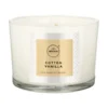 Aroma Home, Cotton Vanilla Elegance Serie, natürliche Duftkerze, 115 g