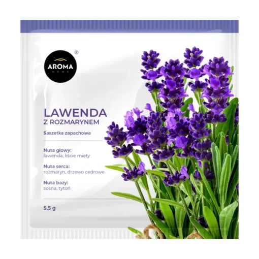 Aroma Home Lavendel mit Rosmarinduft Sachet, 5,5 g