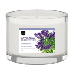 Aroma Home Lavendel mit Rosmarinkerze, 115 g