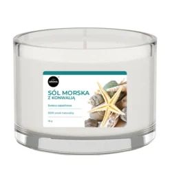 Aroma Home Meersalz mit Maiglöckchenkerze, 115 g