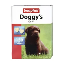 Beaphar Doggy's Junior, Vitaminsnack für Welpen, Tabletten, 150 Stk.