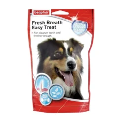 Beaphar Fresh Breath Easy Treat, Anti-Geruchs-Leckerli für Hunde, 150 g