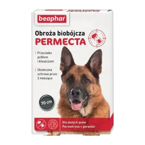 Beaphar, PERMECTA Biozid-Halsband für große Hunde, 70 cm, 1 Stk.