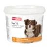 Beaphar Top 10 Dog, Multivitamintabletten mit L-Carnitin für Hunde, Tabletten, 180 Stk.