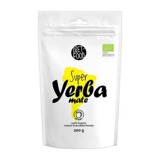 Diet-Food, Bio Yerba Pulver Instant, Pulver, 200 g