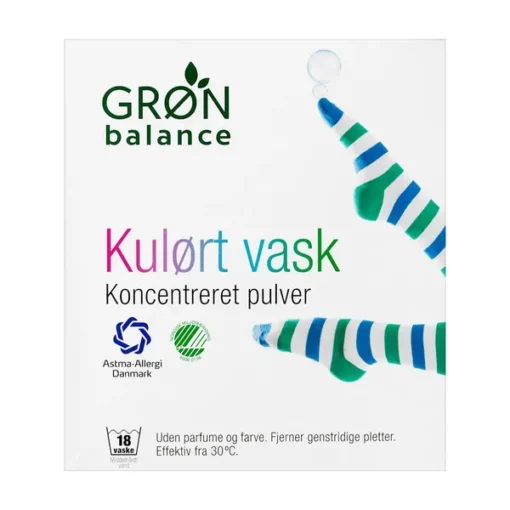 Gron Balance, Waschpulver für Buntwäsche, 785 g